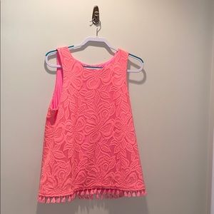 Lilly Pulitzer tassel top